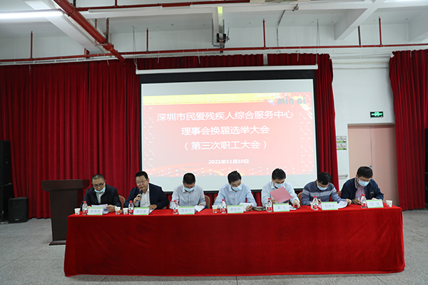 谢洁瑜同志代表民爱第一届理事会做工作汇报.jpg